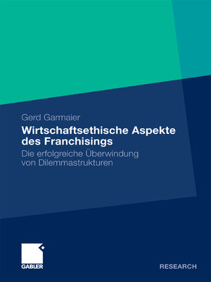 cover image of Wirtschaftsethische Aspekte des Franchisings